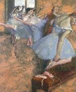 Edgar Degas Ballet class France oil painting artist